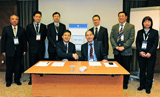 ULD Memorandum - Left to right: representatives of DAS Nordisk Phoenix Aviation Equipment, CAAC, IATA and Air China Cargo