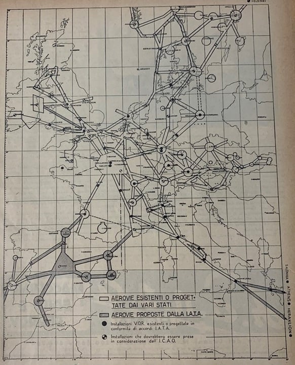 ATC Network over Europe