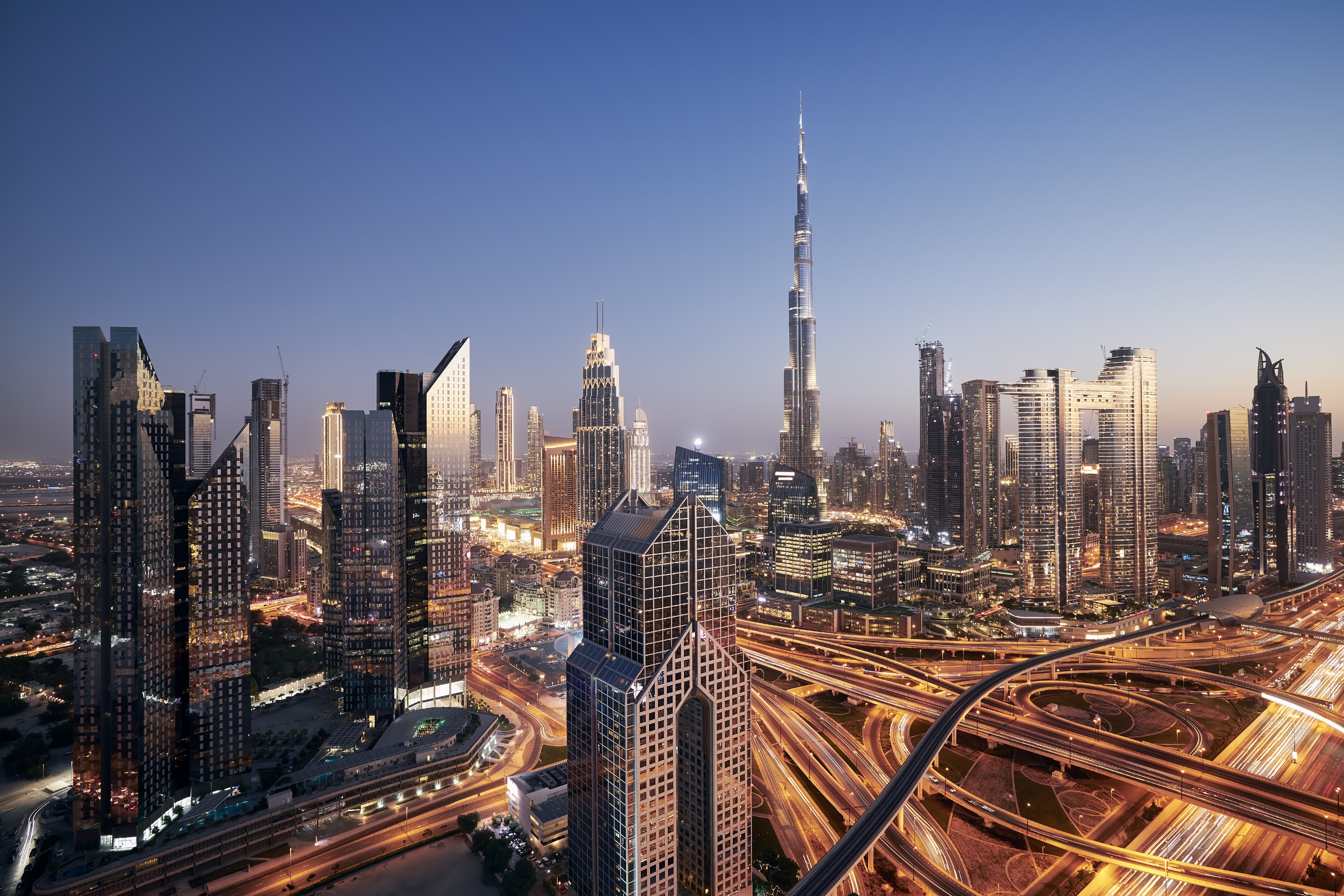 Dubai at night