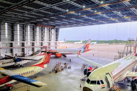 AIESL Hangar at Hyderabad, India.jpeg
