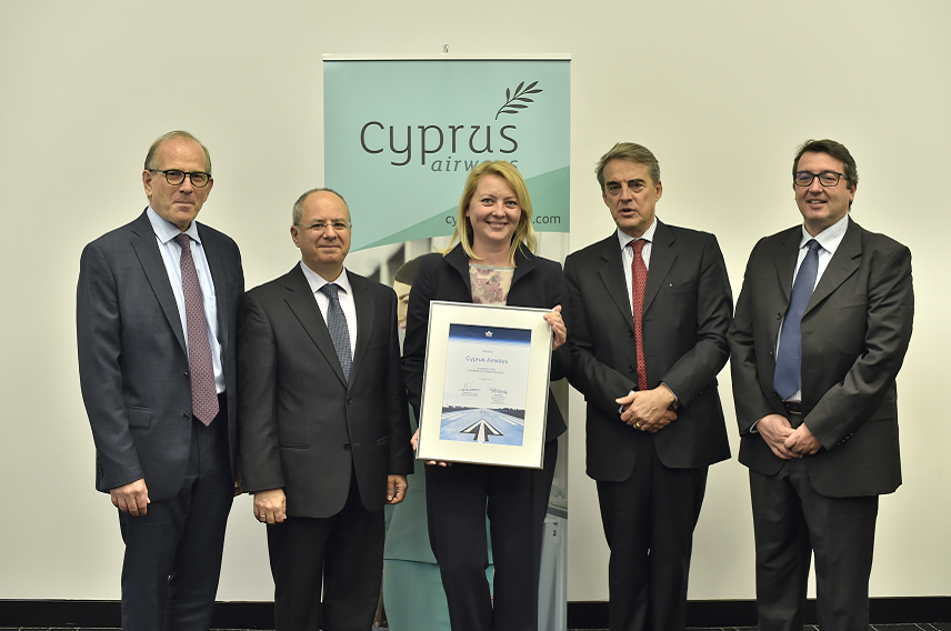 Cyprus Airways Membership Ceremony WoCE18 Madrid 2.png