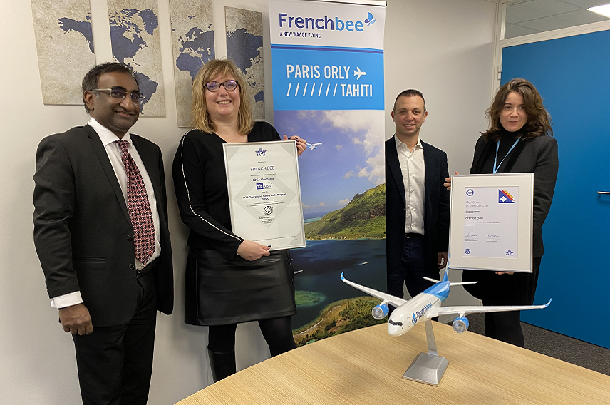 French Bee Membership and IOSA Certificate Ceremony