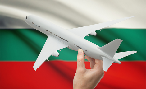 Aircraft in hand over Bulgaria flag.png