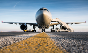 Aircraft on ground from tarmac.png