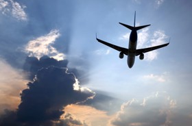 Aircraft in the sky