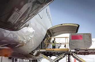 Cargo loading on Plane