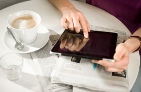 Traveler checking tablet