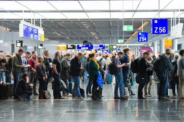 Passengers at airport